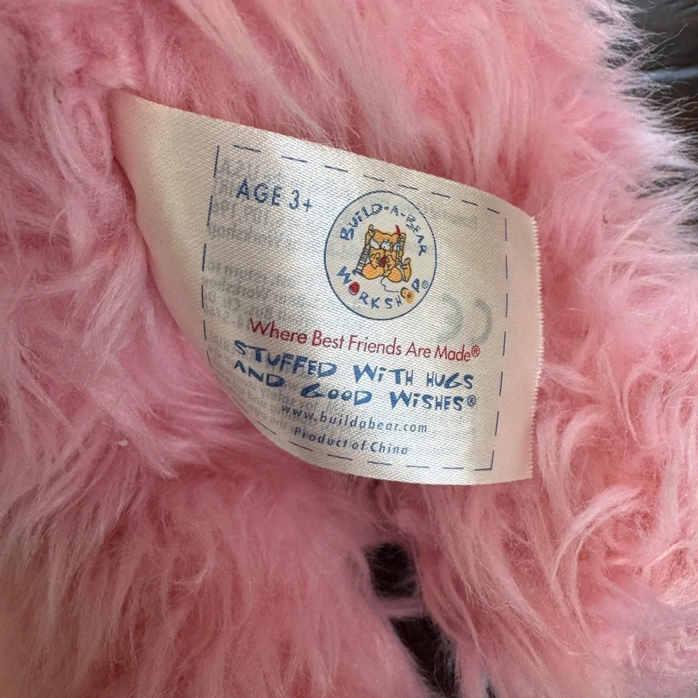 Retired Pink Terrier Build-a-Bear ‘Darling Doggie’ with Collar- Size 16”